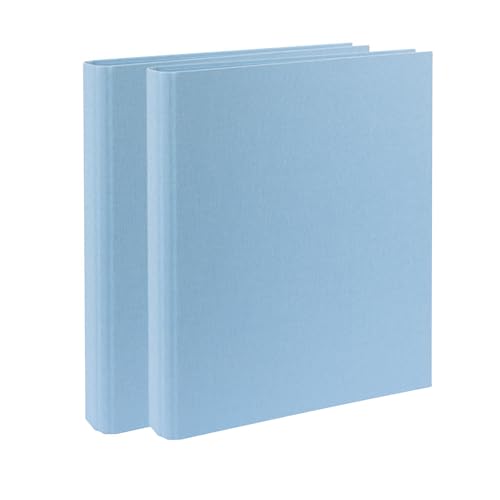 AWASG Ordner A4 schmal, Ringordner inkl. Klarsichtfolien, Aktenordner 4 Ringe Mechanik, Bürordner Briefordner DINA4, Hellblau 2 Stk. AWASG Ordner A4 schmal, Ringordner inkl. Klarsichtfolien, Aktenordner 4 Ringe Mechanik, Bürordner Briefordner DINA4, Hellblau 2 Stk. von AWASG