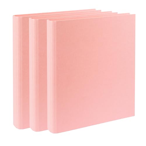 AWASG Ordner A4 schmal, Ringordner inkl. Klarsichtfolien, Aktenordner 4 Ringe Mechanik, Bürordner Briefordner DINA4, Rosa 3 Stk. AWASG Ordner A4 schmal, Ringordner inkl. Klarsichtfolien, Aktenordner 4 Ringe Mechanik, Bürordner Briefordner DINA4, Rosa 3 Stk. von AWASG