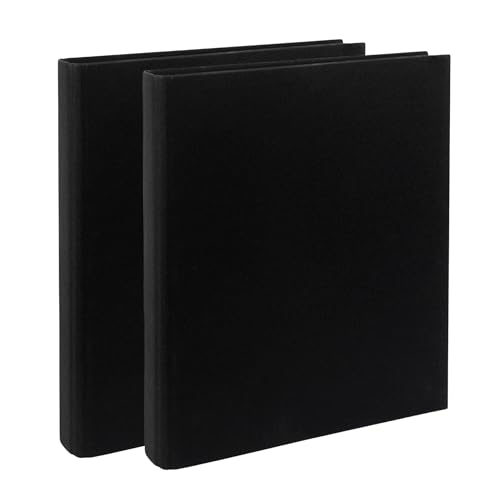 AWASG Ordner A4 schmal, Ringordner inkl. Klarsichtfolien, Aktenordner 4 Ringe Mechanik, Bürordner Briefordner DINA4, Schwarz 2 Stk. AWASG Ordner A4 schmal, Ringordner inkl. Klarsichtfolien, Aktenordner 4 Ringe Mechanik, Bürordner Briefordner DINA4, Schwarz 2 Stk. von AWASG