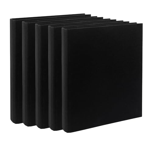 AWASG Ordner A4 schmal, Ringordner inkl. Klarsichtfolien, Aktenordner 4 Ringe Mechanik, Bürordner Briefordner DINA4, Schwarz 5 Stk. AWASG Ordner A4 schmal, Ringordner inkl. Klarsichtfolien, Aktenordner 4 Ringe Mechanik, Bürordner Briefordner DINA4, Schwarz 5 Stk. von AWASG