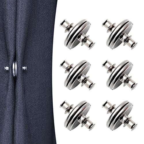 AWAVM 6 Paar Magnetische Vorhangknöpfe, Vorhanglicht, Lichtleckschutz, magnetischer Knopf, Duschvorhang, magnetische Knopfgewichte, um zu verhindern, DASS Licht austritt AWAVM 6 Paar Magnetische Vorhangknöpfe, Vorhanglicht, Lichtleckschutz, magnetischer Knopf, Duschvorhang, magnetische Knopfgewichte, um zu verhindern, DASS Licht austritt von AWAVM