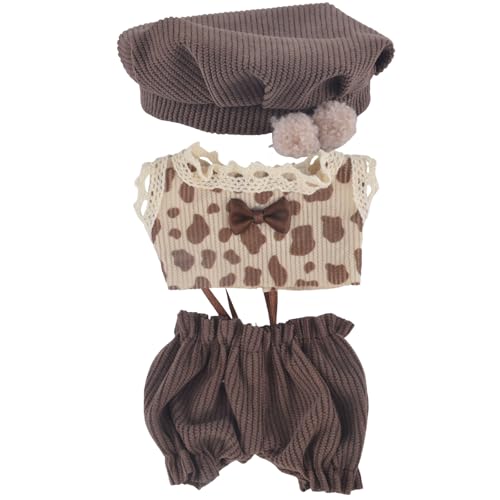 AWAVM Puppenkleidung für 17 cm große Puppe, ideal für Fans von Puppenzubehör, passt perfekt zu Puppen, modische Kleidung für Puppen von AWAVM