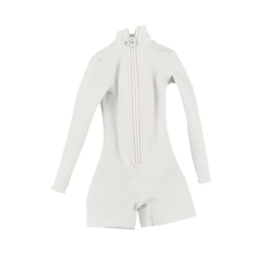 ＡＷＨＡＯ 1/6 Actionfiguren Jumpsuit für Puppen, Kleidung für 12 Zoll weibliche Figuren, Weiß von ＡＷＨＡＯ