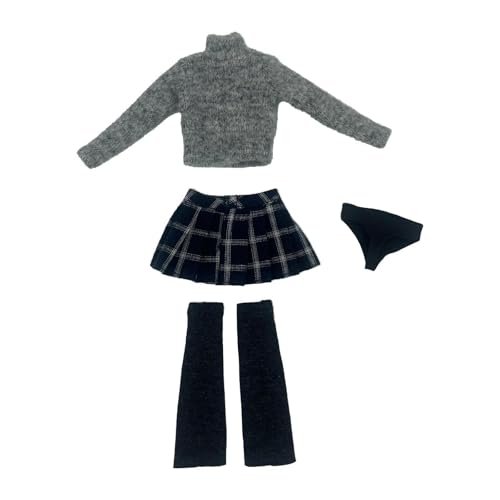 AWHAO 1/6 Langarm Top Und Rock mit Socken Mode Cosplay Retro Puppe Kleidung für AWHAO 1/6 Langarm Top Und Rock mit Socken Mode Cosplay Retro Puppe Kleidung für von AWHAO