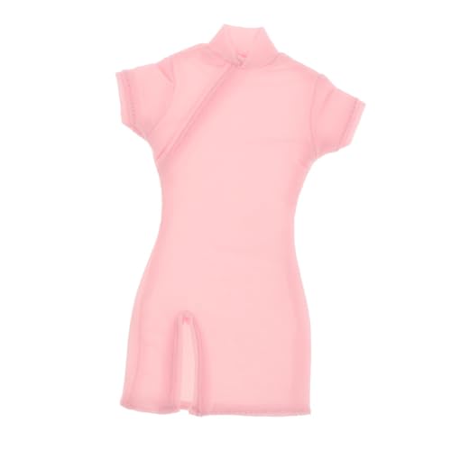 ＡＷＨＡＯ 1:6 Cheongsam Kleid für Actionfiguren, Kleidung für Puppen Im Maßstab 12 Zoll, Rosa von ＡＷＨＡＯ