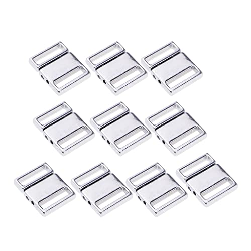 AWHAO 10 Stü Alloy Bra Strap Adjuster Slider Haken Dessous Sewing Crafts Silber, 19 Mm, Silber, 11 mm AWHAO 10 Stü Alloy Bra Strap Adjuster Slider Haken Dessous Sewing Crafts Silber, 19 Mm, Silber, 11 mm von AWHAO