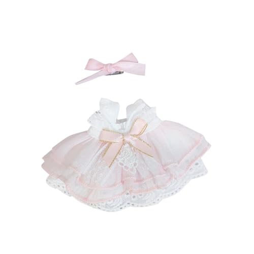 AWHAO 2 Stück Puppen Prinzessin Kleid mit Bughaarnadel, Miniatur Kleidung Accessoires für 15 cm Puppen Verschönern Neujahr Geschenke AWHAO 2 Stück Puppen Prinzessin Kleid mit Bughaarnadel, Miniatur Kleidung Accessoires für 15 cm Puppen Verschönern Neujahr Geschenke von AWHAO