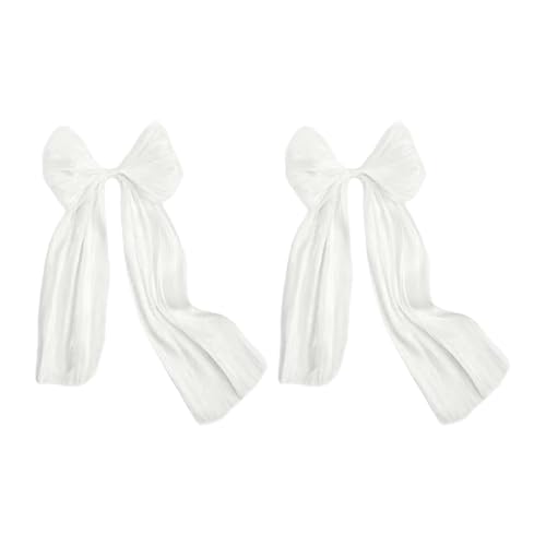 AWHAO 2 X Satinbänder, Schleifen, Bänder Zum Basteln, Geschenkzubehör, Bastelprojekte, Breit für Partys, Blumensträuße, Feiertage, Weiß AWHAO 2 X Satinbänder, Schleifen, Bänder Zum Basteln, Geschenkzubehör, Bastelprojekte, Breit für Partys, Blumensträuße, Feiertage, Weiß von AWHAO