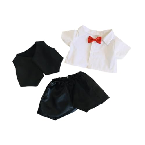 AWHAO 3 Teiliges Modepuppen Shirt mit Weste Und Hosen Outfits, Miniatur Kleidung für 15 Zoll Puppen, Kindergeschenke, Geburtstagsgeschenke AWHAO 3 Teiliges Modepuppen Shirt mit Weste Und Hosen Outfits, Miniatur Kleidung für 15 Zoll Puppen, Kindergeschenke, Geburtstagsgeschenke von AWHAO