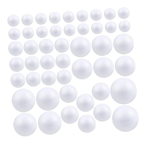 AWHAO 33 Stück Schaumstoffbälle Zum Basteln, für Weihnachtsdekorationen, Geschenke, Heimdekoration, 48 Stück AWHAO 33 Stück Schaumstoffbälle Zum Basteln, für Weihnachtsdekorationen, Geschenke, Heimdekoration, 48 Stück von AWHAO