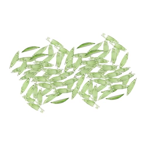 AWHAO 50 Blattanhänger, Schmuckherstellung, Blattanhänger, Dunkelgrün, 0.9 X 1.3 cm AWHAO 50 Blattanhänger, Schmuckherstellung, Blattanhänger, Dunkelgrün, 0.9 X 1.3 cm von AWHAO