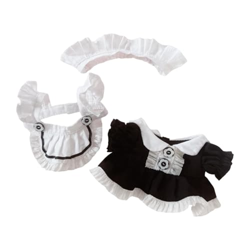 ＡＷＨＡＯ Baumwollpuppe Schürze Maid Anzug Ihrer Eigenen Puppen Kleidung Verkleiden Sich für 7,87 '' Puppe von ＡＷＨＡＯ