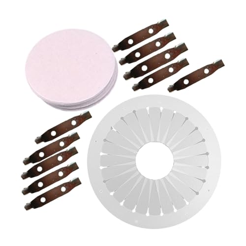 AWHAO DIY Rosettenmacher Set, Vorlage für Scrapbooking, Basteln, Vielseitiges Werkzeug Zur Herstellung Handgefertigter Bänder Und Blumen, Herstellung von Ba, Durchmesser 9cm AWHAO DIY Rosettenmacher Set, Vorlage für Scrapbooking, Basteln, Vielseitiges Werkzeug Zur Herstellung Handgefertigter Bänder Und Blumen, Herstellung von Ba, Durchmesser 9cm von AWHAO