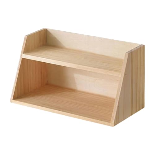 AWHAO Holz Arbeitsplatten Organizer, Tassen/Teeaufbewahrung, Dekoratives Kompaktes Ausstellungsregal, Make Up Organizer für Kommode, Schlafzimmer Dekoratio, Holzfarbe AWHAO Holz Arbeitsplatten Organizer, Tassen/Teeaufbewahrung, Dekoratives Kompaktes Ausstellungsregal, Make Up Organizer für Kommode, Schlafzimmer Dekoratio, Holzfarbe von AWHAO