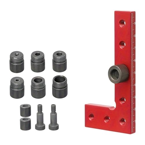 AWHAO Holzbearbeitungslochbohrer Metallbohrloch Kit selbst zentrierende Doweling -Jig, Mm AWHAO Holzbearbeitungslochbohrer Metallbohrloch Kit selbst zentrierende Doweling -Jig, Mm von AWHAO