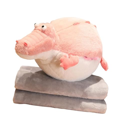 AWHAO Krokodil Plüschkissen mit Kuscheldecke, Sofa, Kinder AWHAO Krokodil Plüschkissen mit Kuscheldecke, Sofa, Kinder von AWHAO