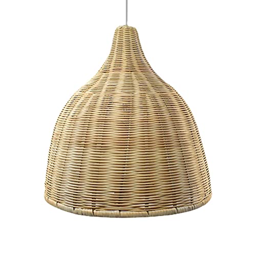 AWHAO Lampenschirm Aus Weidengeflecht, Gewebt, Zum Aufhängen, Retro, Rustikal, Zum Aufhängen von Licht, Stehlampen AWHAO Lampenschirm Aus Weidengeflecht, Gewebt, Zum Aufhängen, Retro, Rustikal, Zum Aufhängen von Licht, Stehlampen von AWHAO