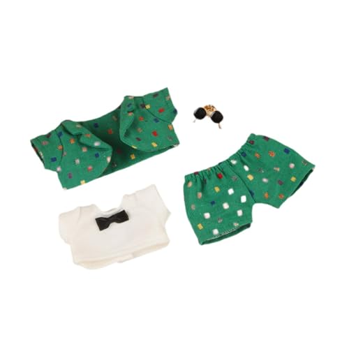 AWHAO Mini Doll Kleidung Set für 15 cm Puppe mit Mantel und Hosen, GrÜn AWHAO Mini Doll Kleidung Set für 15 cm Puppe mit Mantel und Hosen, GrÜn von AWHAO