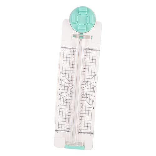 AWHAO Papierschneider Trimmer Handwerk Papierschneidemaschine Gerade Welle Gepunktete Rillen, GrÜn AWHAO Papierschneider Trimmer Handwerk Papierschneidemaschine Gerade Welle Gepunktete Rillen, GrÜn von AWHAO