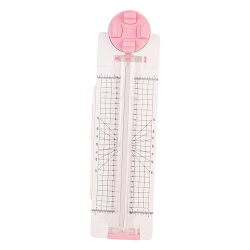AWHAO Papierschneider Trimmer Handwerk Papierschneidemaschine Gerade Welle Gepunktete Rillen, Rosa AWHAO Papierschneider Trimmer Handwerk Papierschneidemaschine Gerade Welle Gepunktete Rillen, Rosa von AWHAO