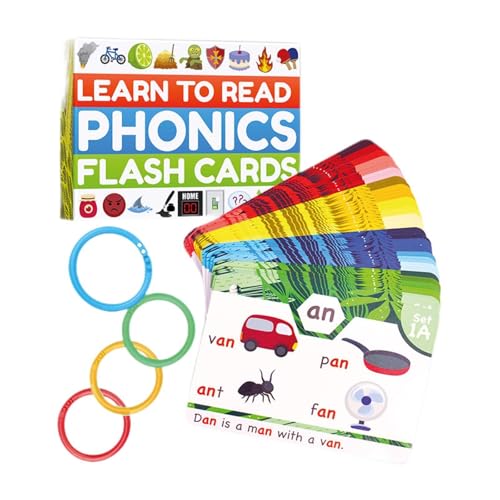 AWHAO Phonics Karteikarten – Frühpädagogisches Hilfsmittel – Lernhilfe AWHAO Phonics Karteikarten – Frühpädagogisches Hilfsmittel – Lernhilfe von AWHAO
