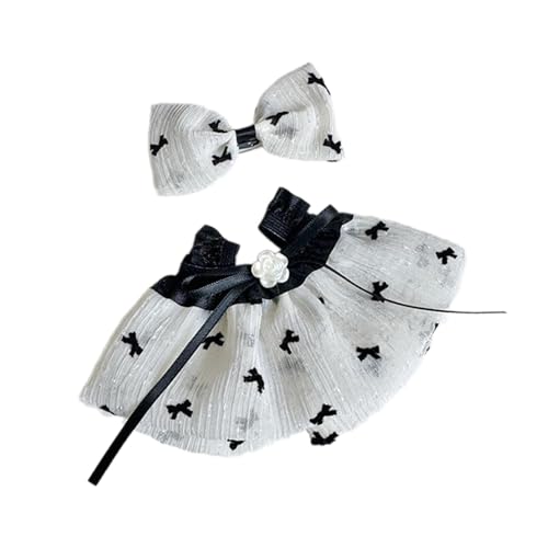 ＡＷＨＡＯ Plüschpuppenkleidung für 15–17 cm Große Puppen, Foto Requisiten, Puppenkleid, Puppenkleidung, Stylisch, Weiche Kleidung für Kuscheltiere, Bogen von ＡＷＨＡＯ