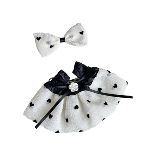 ＡＷＨＡＯ Plüschpuppenkleidung für 15–17 cm Große Puppen, Foto Requisiten, Puppenkleid, Puppenkleidung, Stylisch, Weiche Kleidung für Kuscheltiere, Herz von ＡＷＨＡＯ