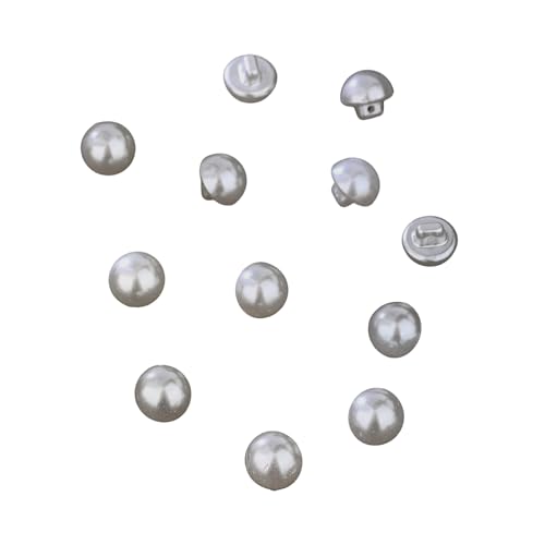 12 Stück Pilzknöpfe, rund, zum Schneidern und Schneidern, falsche Perlen, Pilz, rundes Nähen für Kleiderkleidung und Basteln 12 Stück Pilzknöpfe, rund, zum Schneidern und Schneidern, falsche Perlen, Pilz, rundes Nähen für Kleiderkleidung und Basteln von AWJUWHBJ