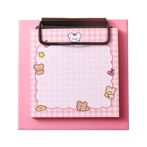 Cartoon-Notizblock mit Klemmbrett, 7,6 x 7,6 cm, 30 Blatt, kleine Notizblöcke zum Schreiben, Journaling, Büro, Schreibbedarf, Studentenplaner Cartoon-Notizblock mit Klemmbrett, 7,6 x 7,6 cm, 30 Blatt, kleine Notizblöcke zum Schreiben, Journaling, Büro, Schreibbedarf, Studentenplaner von AWJUWHBJ