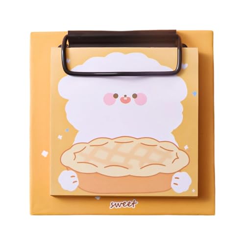 Cartoon-Notizblock mit Klemmbrett, 7,6 x 7,6 cm, 30 Blatt, kleine Notizblöcke zum Schreiben, Tagebuch, Büro, Schreibbedarf, Studentenplaner Cartoon-Notizblock mit Klemmbrett, 7,6 x 7,6 cm, 30 Blatt, kleine Notizblöcke zum Schreiben, Tagebuch, Büro, Schreibbedarf, Studentenplaner von AWJUWHBJ