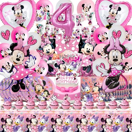 Minnie Geburtstag Mädchen 4 Jahre Deko , Minnie Luftballons 4 Jahre, Minnie Partygeschirr, Minnie Geburtstagsdeko Hintergrund, Minnie Folienballon 4, Kindergeburtstag Minnie 4 Minnie Geburtstag Mädchen 4 Jahre Deko , Minnie Luftballons 4 Jahre, Minnie Partygeschirr, Minnie Geburtstagsdeko Hintergrund, Minnie Folienballon 4, Kindergeburtstag Minnie 4 von AWOUSUE