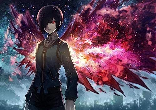 AWYHEZ DIY Ölgemälde Kinder malen Kunst Malen nach Zahlen Tokyo Ghoul Malerei für Mädchen und Jungen und Anfänger Malt Acrylfarbe Leinwand Malerei26x38cm AWYHEZ DIY Ölgemälde Kinder malen Kunst Malen nach Zahlen Tokyo Ghoul Malerei für Mädchen und Jungen und Anfänger Malt Acrylfarbe Leinwand Malerei26x38cm von AWYHEZ