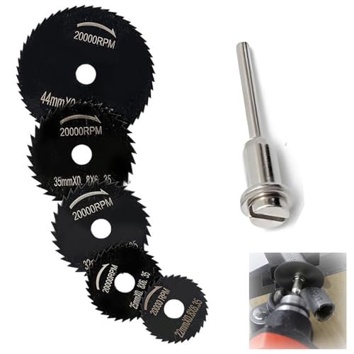 Sägeblatt Kreissägeblatt Set 6-teilig, Multifunktionswerkzeuge HSS Kreissägeblätter, Mini Kreissägeblatt für Holz, Kunststoff und Metall, Präzise und robuste Schneidblätter für DIY und Profis, Hoch Sägeblatt Kreissägeblatt Set 6-teilig, Multifunktionswerkzeuge HSS Kreissägeblätter, Mini Kreissägeblatt für Holz, Kunststoff und Metall, Präzise und robuste Schneidblätter für DIY und Profis, Hoch von AXOBOG