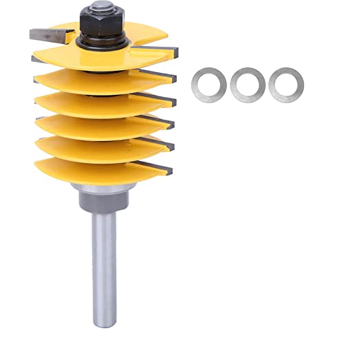 Lager-Keilzinken-Fräser, Finger-Klebe-Fräser, Klinge mit 1,81 Zoll Durchmesser umkehrbar für Dichteplatten Spanplatten Massivholz Holzbearbeitung Lager-Keilzinken-Fräser, Finger-Klebe-Fräser, Klinge mit 1,81 Zoll Durchmesser umkehrbar für Dichteplatten Spanplatten Massivholz Holzbearbeitung von AXOC