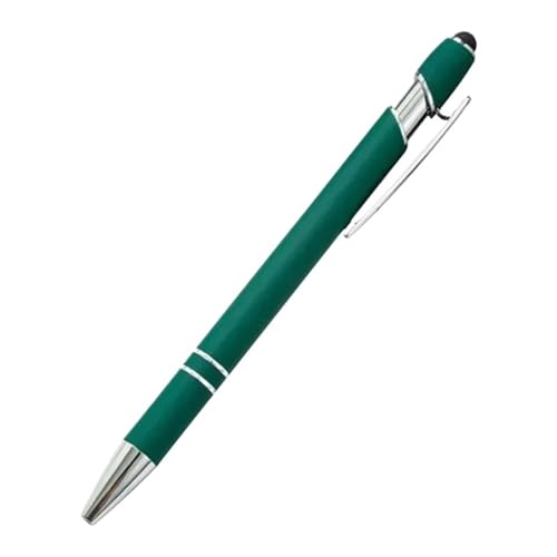 AXPTI 20–200 Kugelschreiber, Großhandel, Metall-Kugelschreiber, Touchscreen-Stift, Büro, Schule, Werbung, Stift, individuelles Logo, Text, Lasergravur (Olivgrün, 200 Stück) von AXPTI