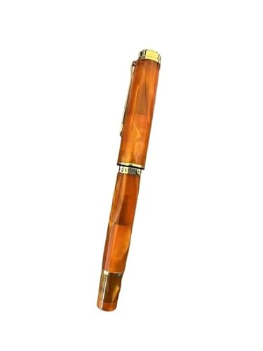 AXPTI Acryl-Füllfederhalter, weich, Nr. 6/35# F/M/B, 0,5/0,7 mm, gebogene Feder, Tintenstift, Studenten, Schreiben, Geschenkstift (F,0,5) von AXPTI