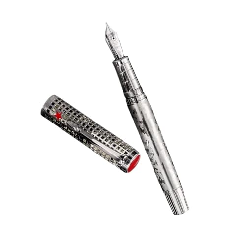 AXPTI Füllfederhalter EF F Feder mit Konverter Space Shuttle Muster Limited Edition Schreibstift Schule Büro Schreibwaren (F) von AXPTI