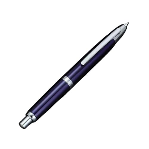 AXPTI Füllfederhalter aus Metall, Perlblau, Rotgold, Muster-Design, EF-F-Feder, Schreibtinte, Stifte, Schulbedarf, Stifte, Geschenke (07, F (0,5 mm)) von AXPTI