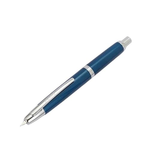 AXPTI Füllfederhalter aus Metall, Perlblau, Rotgold, Muster-Design, EF F-Spitze, Schreibtinte, Stifte, Schulbedarf, Stifte, Geschenke (05, F (0,5 mm)) von AXPTI