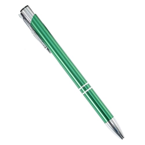 AXPTI Kugelschreiber, Schwarz, Blau, Tinte, Schule, Büro, Studenten, Unterschrift zum Schreiben von Schreibwaren, Zubehör, kostenloser individueller Logo-Namen, Text (grün, blau), 100 Stück von AXPTI