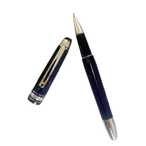 AXPTI Luxus-Füllfederhalter, blaue und schwarze Farbe, M-Spitze, Business, niedliches Schreiben, Geschenke, Stift (L) von AXPTI