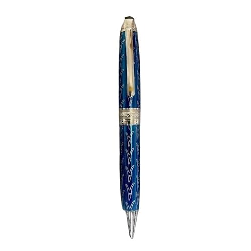 AXPTI Luxus-Füllfederhalter, blaue und schwarze Farbe, M-Spitze, Business, niedliches Schreiben, Geschenke, Stift (P) von AXPTI