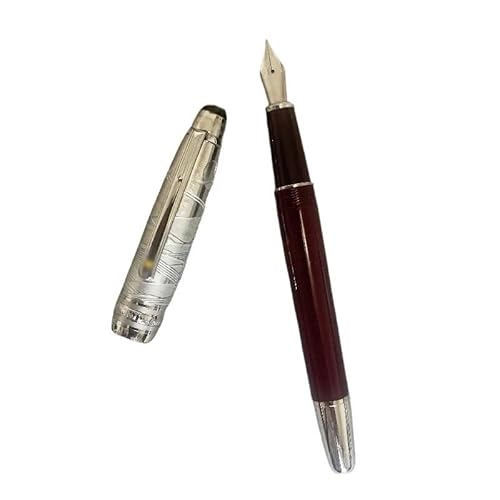 AXPTI Luxus-Füllfederhalter, blaue und schwarze Farbe, M-Spitze, Business, niedliches Schreiben, Geschenke, Stift (T) von AXPTI