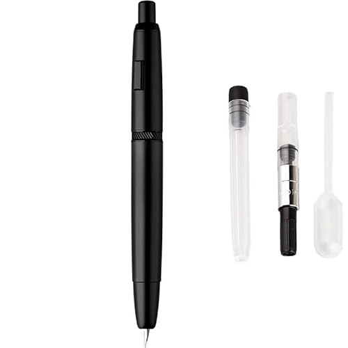 AXPTI Retro-Füllfederhalter, einziehbar, 0,4 mm, extra feine Spitze, zum Schreiben von Schreibwaren (01) von AXPTI