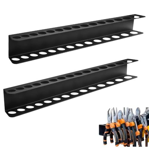 AXVRAV 2 Stück Zangenhalter Wandhalterung, 40cm Werkzeug Wandhalter Kohlenstoffstahl, Zangenschlüssel Organizer Zangen Wandregal Schraubendreher Halter Hammerständer für Garage Werkstätten Werkbänke AXVRAV 2 Stück Zangenhalter Wandhalterung, 40cm Werkzeug Wandhalter Kohlenstoffstahl, Zangenschlüssel Organizer Zangen Wandregal Schraubendreher Halter Hammerständer für Garage Werkstätten Werkbänke von AXVRAV