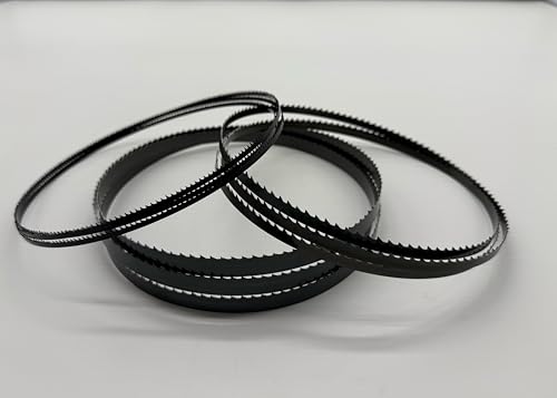 AYAO Bandsägeblätter-Sortiment, 203,2 cm (3/16 Zoll), 1/4 Zoll, 3/8 Zoll breit), passend für Craftsman 30,5 cm Bandsäge, 3 Stück von AYAO
