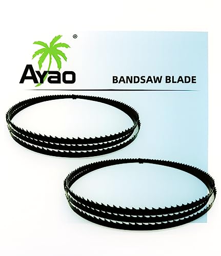 AYAO Bandsägeblatt 1085 mm x 6,5 mm X 0,4mm x 12 ZpZ (2 Sägeblätter) von AYAO