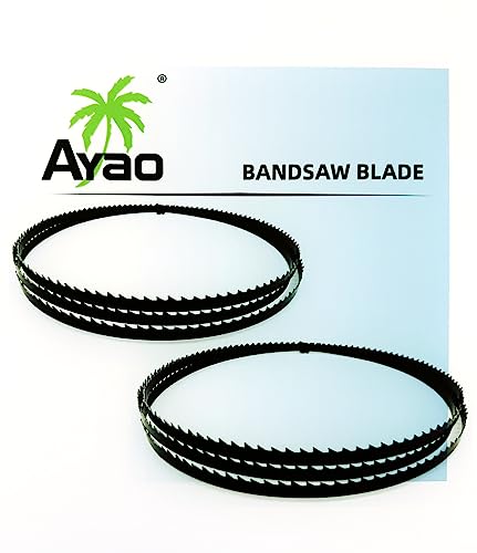 AYAO Bandsägeblatt 1490 mm x 6,5 mm X 0,4mm x 12 ZpZ (2 Sägeblätter) von AYAO