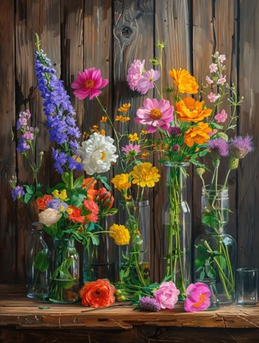 AYAOYANGGO 11CT Kreuzstich Stickpackungen Bunte Blumen In Der Vase Gezählte Kreuzstich-Sets,Kunsthandwerk Für Erwachsene,Diy-Stickset,Heimdekoration 60x80cm AYAOYANGGO 11CT Kreuzstich Stickpackungen Bunte Blumen In Der Vase Gezählte Kreuzstich-Sets,Kunsthandwerk Für Erwachsene,Diy-Stickset,Heimdekoration 60x80cm von AYAOYANGGO