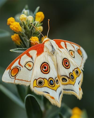 AYAOYANGGO 9CT Diy Stickerei-Set Mit Perlen Schmetterling Tier Nadelspitze-Bastelset,Diy-Perlenmalerei,3D-Wandteppich,Perlen-Kreuzstich-Set 50x60cm von AYAOYANGGO